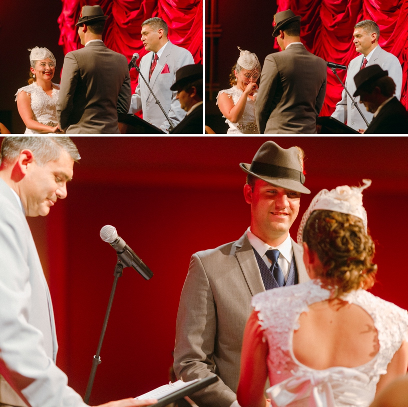 Fontana Movie Theatre wedding ceremony
