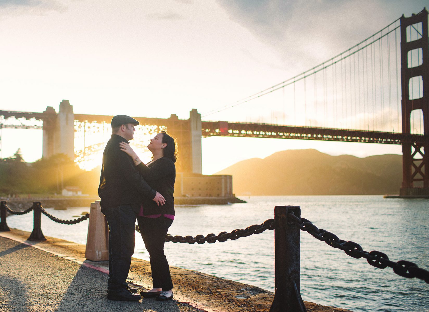 A rockabilly couple's engagement session in San Francisco by Matthew Leland Photography
